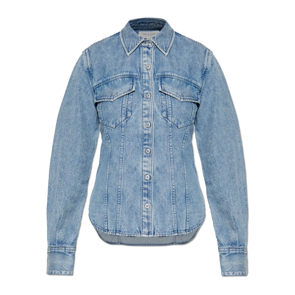Jackets > Denim Jackets - - Rag & Bone - Modalova