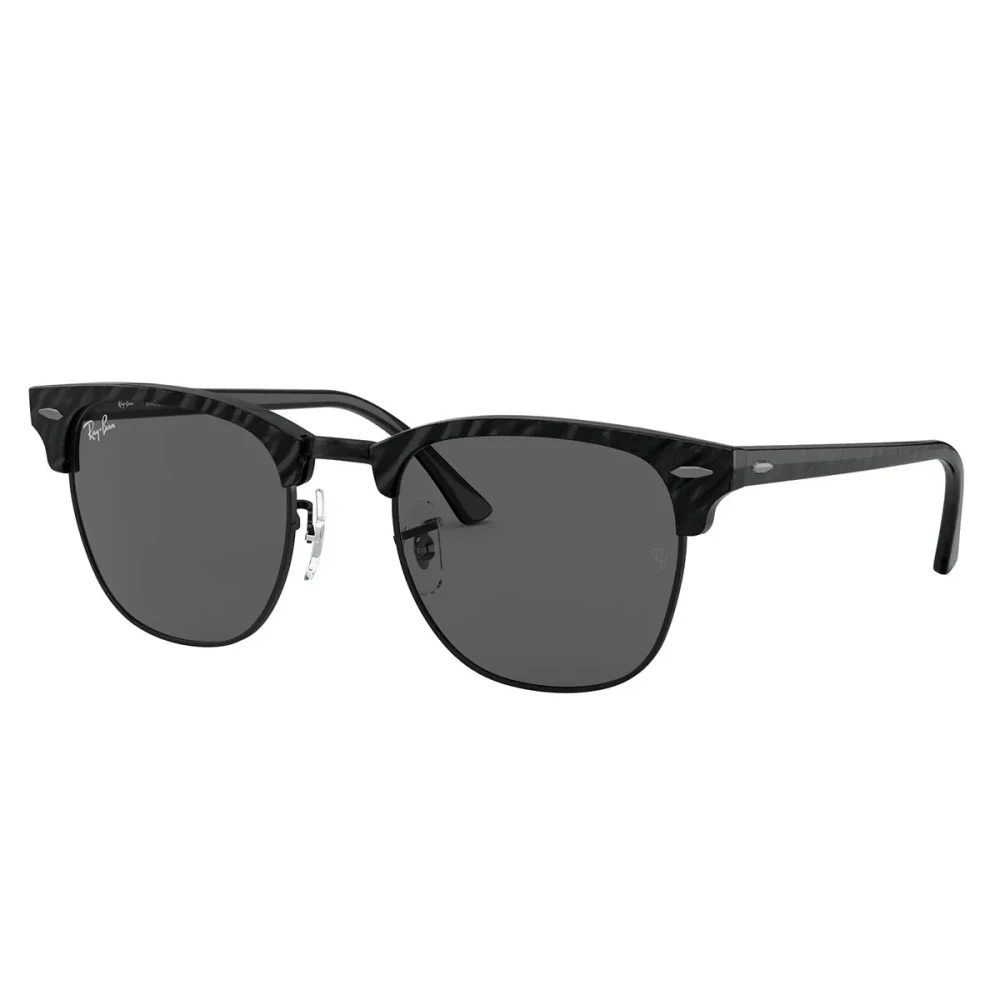 Ray-Ban Black Sunglasses, Unisex, 51 Mm, Classic Clubmaster Sunglasses