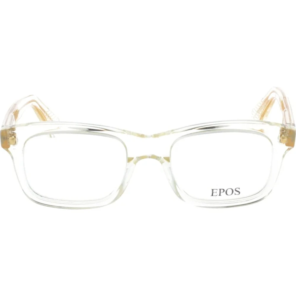 Epos Iconische Brilmonturen met 3 Jaar Garantie Yellow Unisex