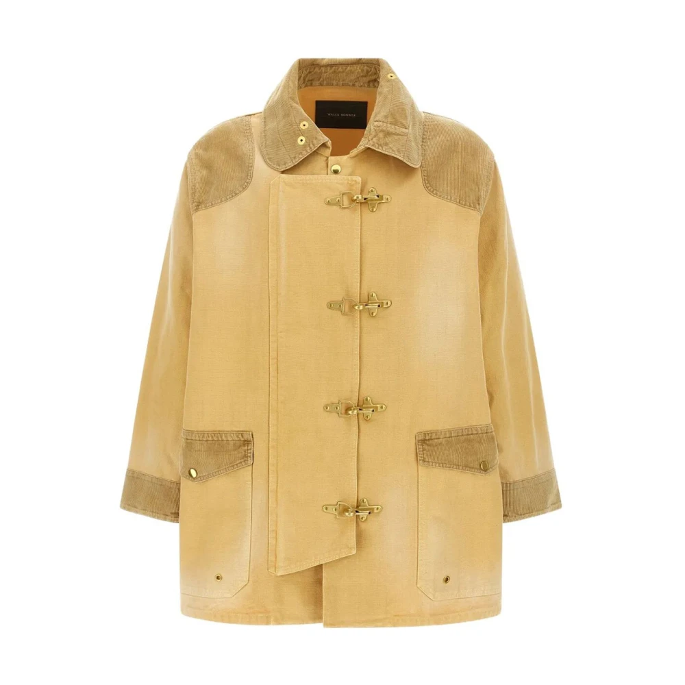 Wales Bonner Yellow Sierra Coat - Male - Single-Breasted Coats - M - Coats