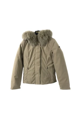 Short Tech Fur Jacket