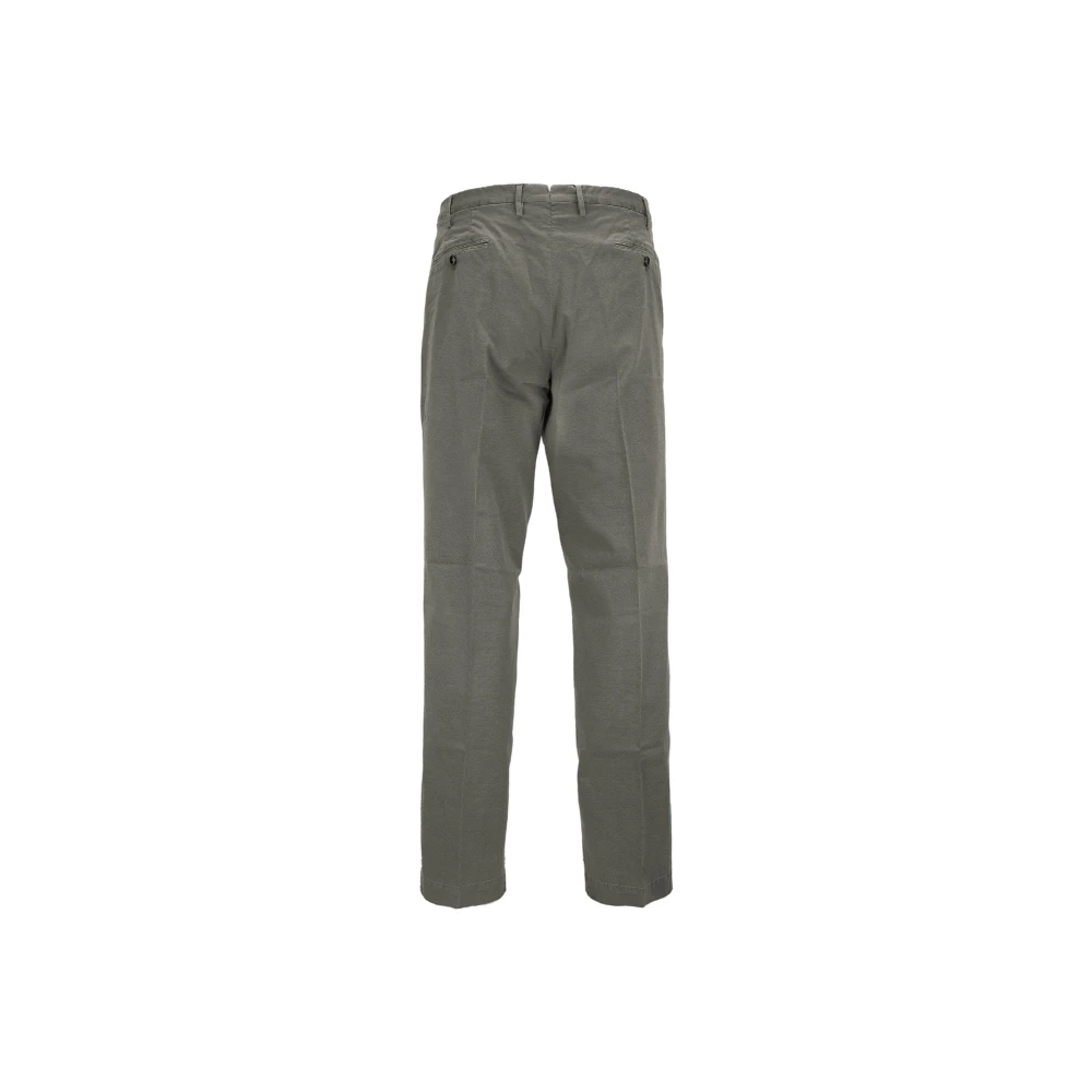 PT Torino Heren Broek met Knoopsluiting Gray Heren