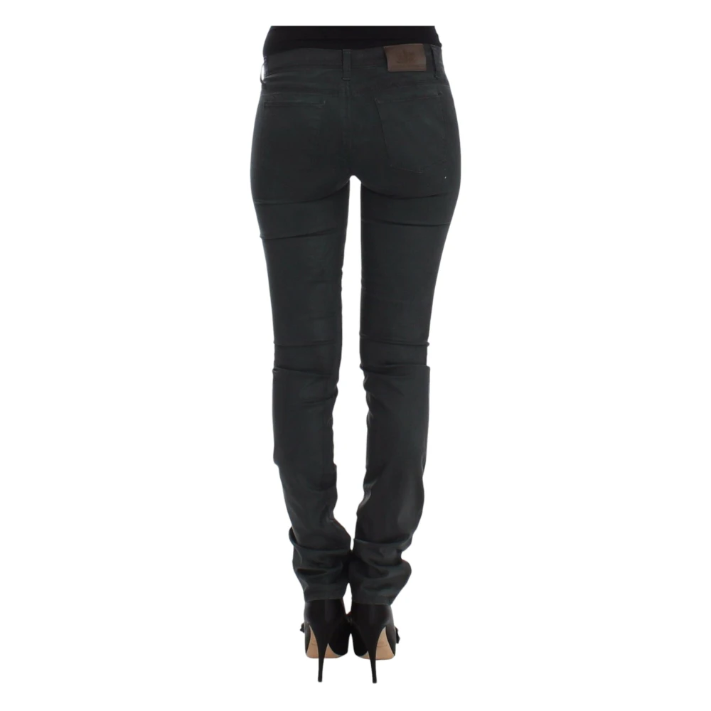Ermanno Scervino Donkergroene Slim Fit Jeans Green Dames