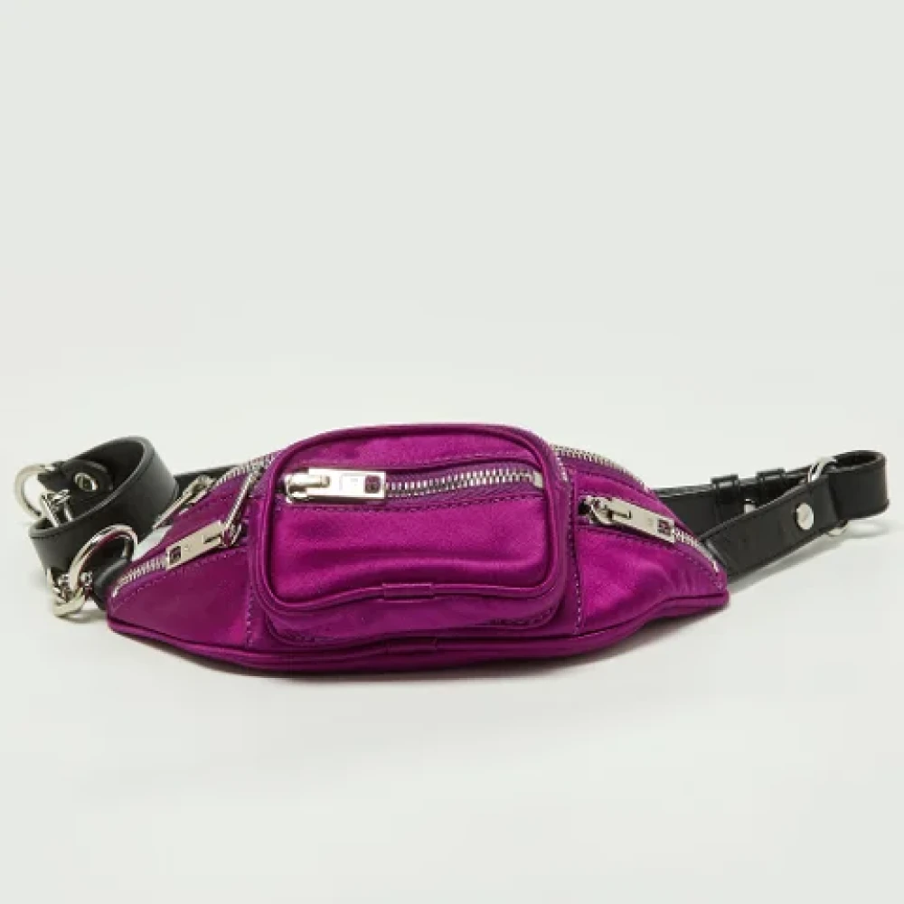 Alexander Wang Pre-owned Leather crossbody-bags Purple Dames