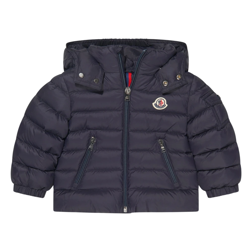 Moncler Blue Winter Jackets, Unisex, 9 M, Jules Down Padded Jacket