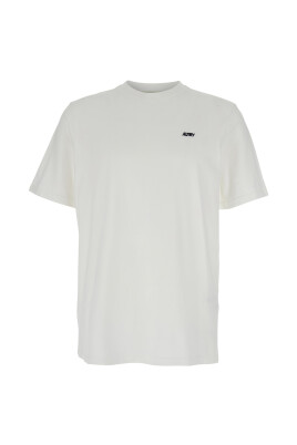 t-shirt-blanc-avec-logo-brode-coton-homme