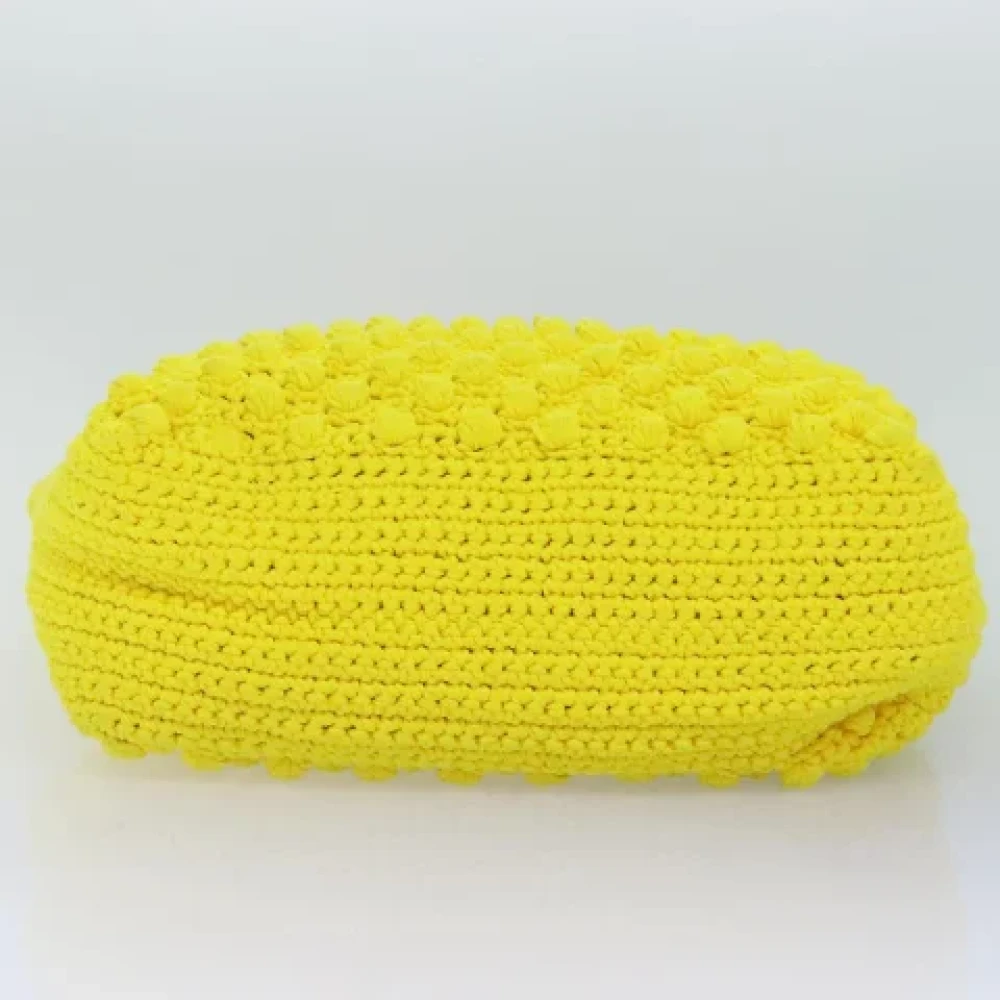 Fendi Vintage Pre-owned Cotton fendi-bags Yellow Dames