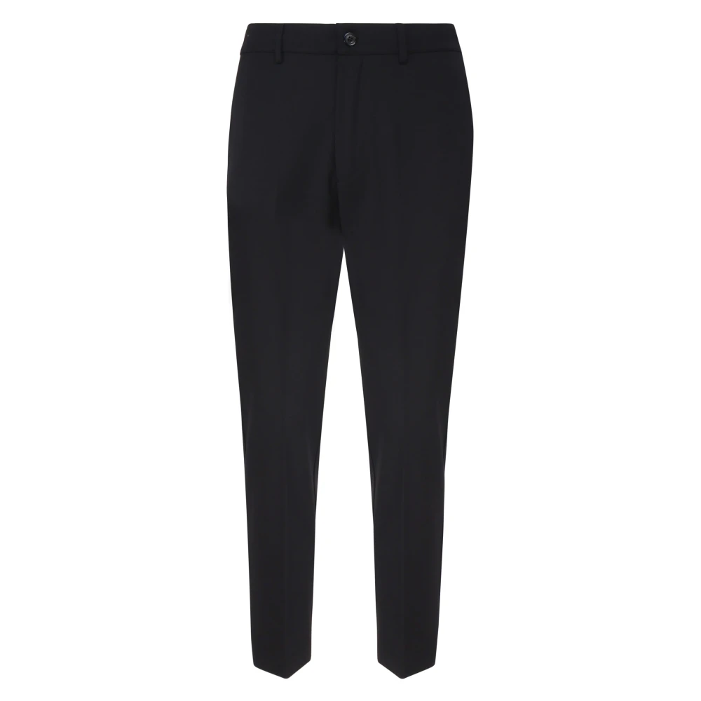 Mauro Grifoni Zwarte Broek met Ritssluiting Black Heren