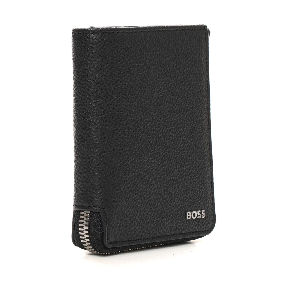 Boss Verticale Portemonnee Black Heren