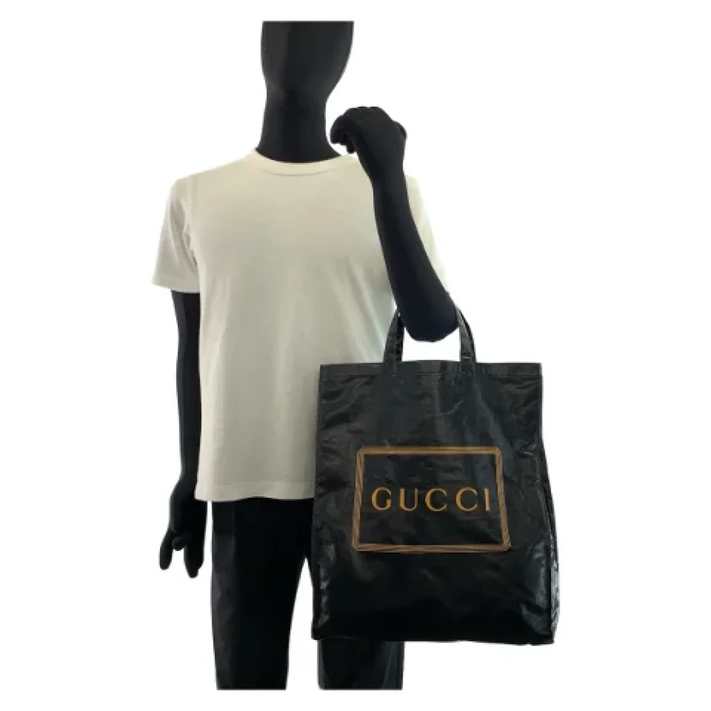 Gucci Vintage Pre-owned Canvas gucci-bags Black Heren