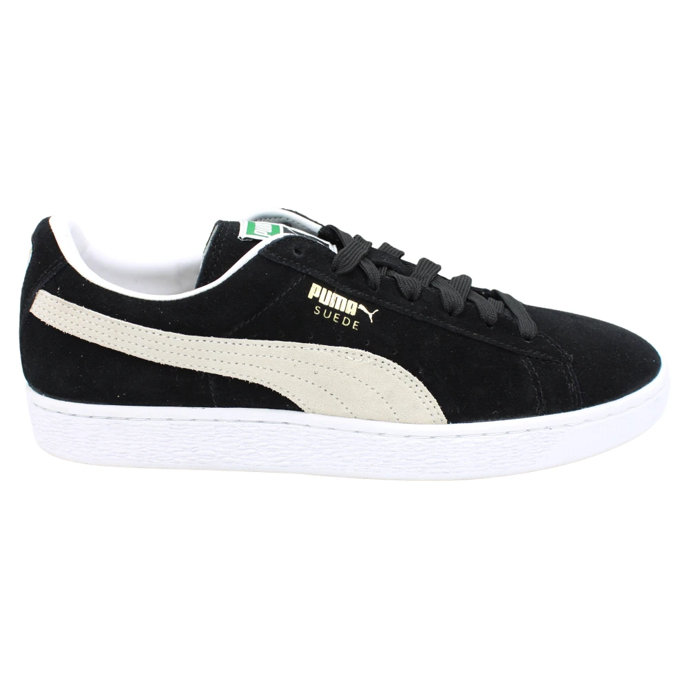 Puma Suede Veterschoenen Rubberen Zool Heren Schoenen Zwart