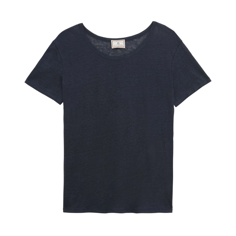 Ines De La Fressange Paris Zonnig linnen T-shirt Blue Dames