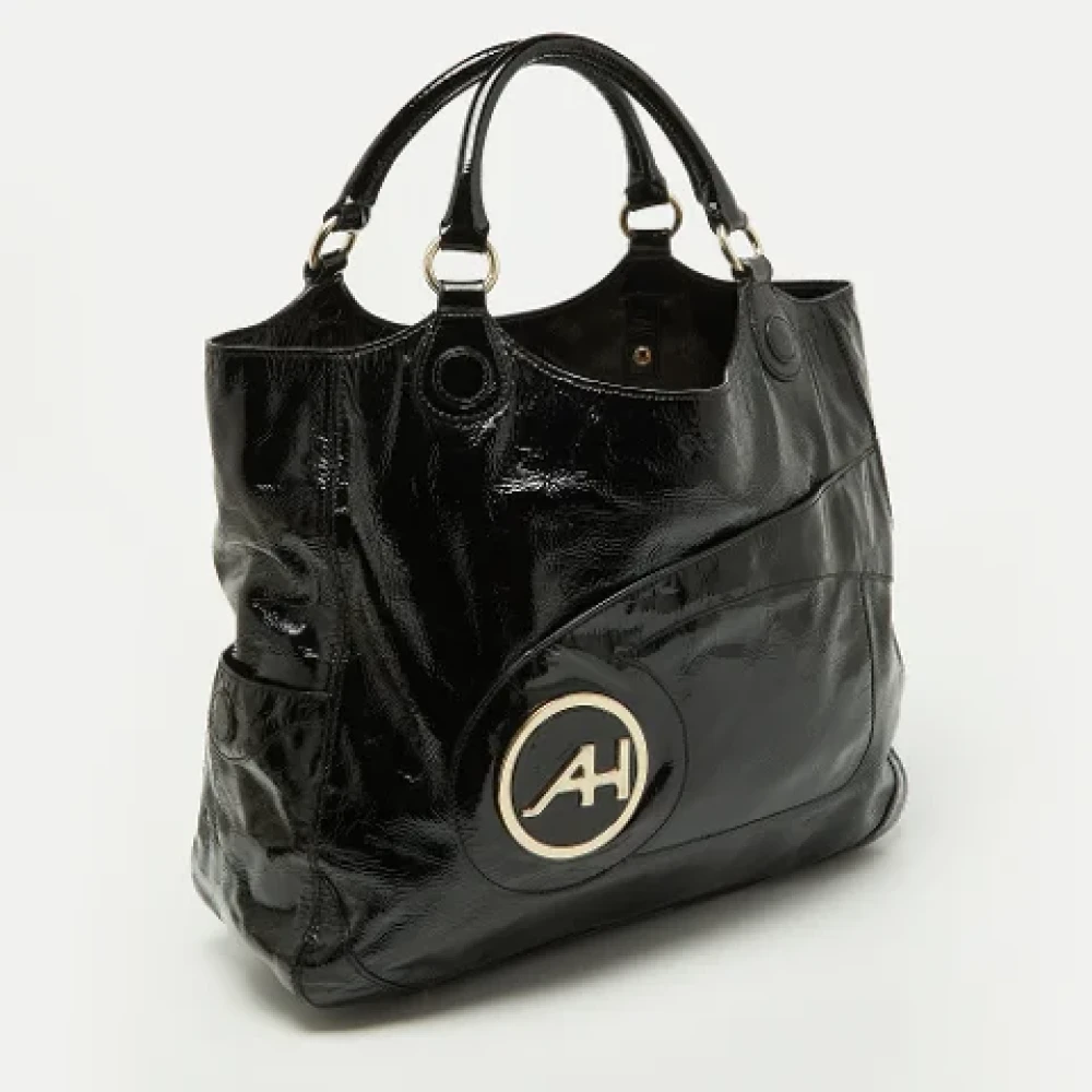 Anya Hindmarch Pre-owned Leather handbags Black Dames