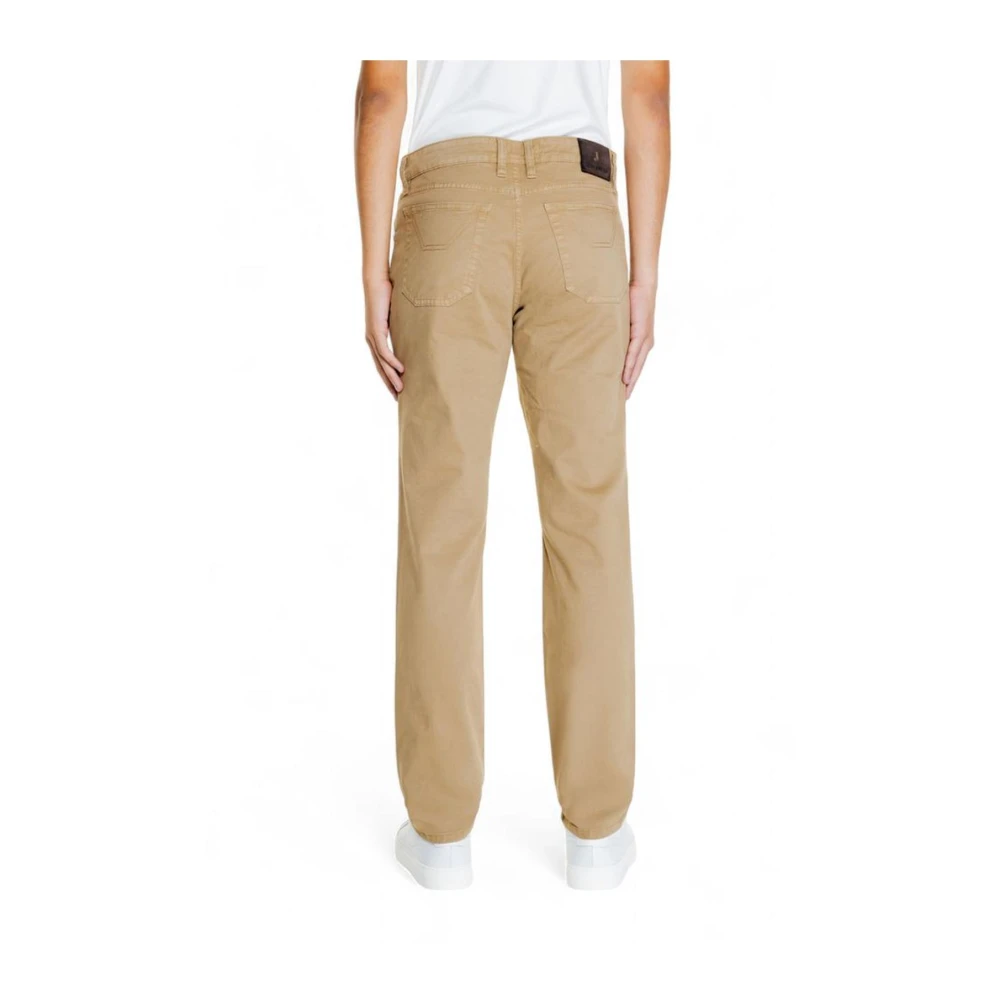 Jeckerson Katoenmix Jeans & Broeken Beige Heren