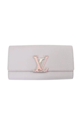 Pre-owned Portefeuille Capucines Python Lång Plånbok