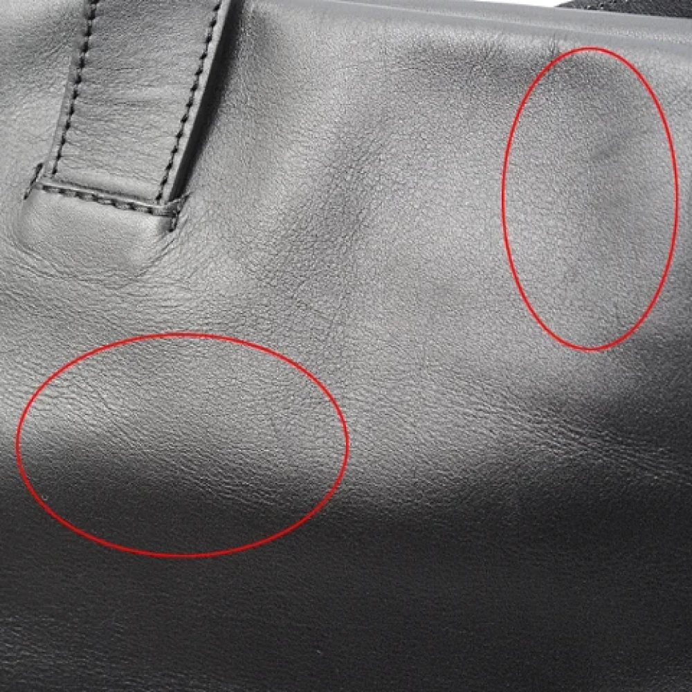 Loewe Pre-owned Leather handbags Black Heren