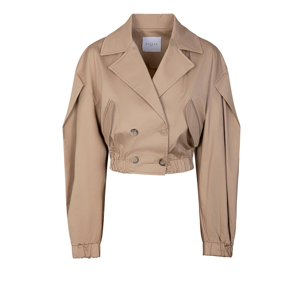 Gaëlle Paris Women's Brown Blazers, M, Gaelle Trench Coat