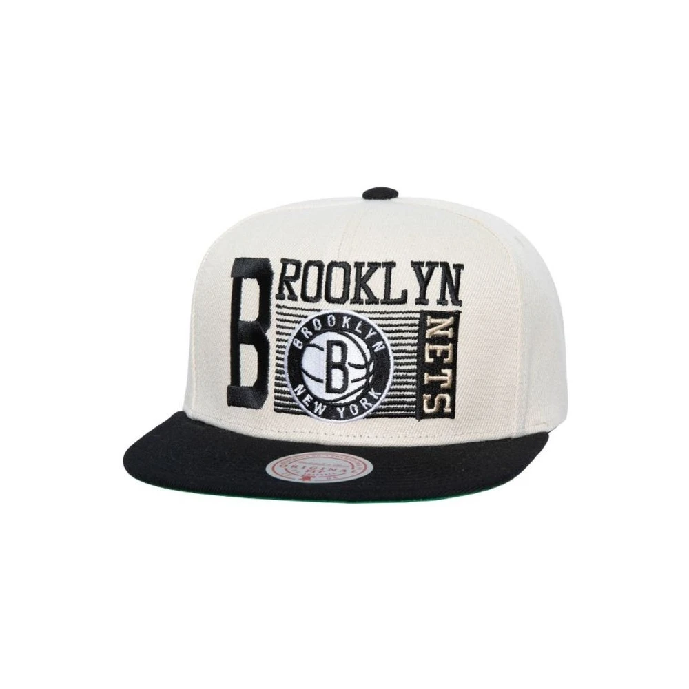 Mitchell & Ness Witte Nets Speed Zone Snapback Pet White Heren