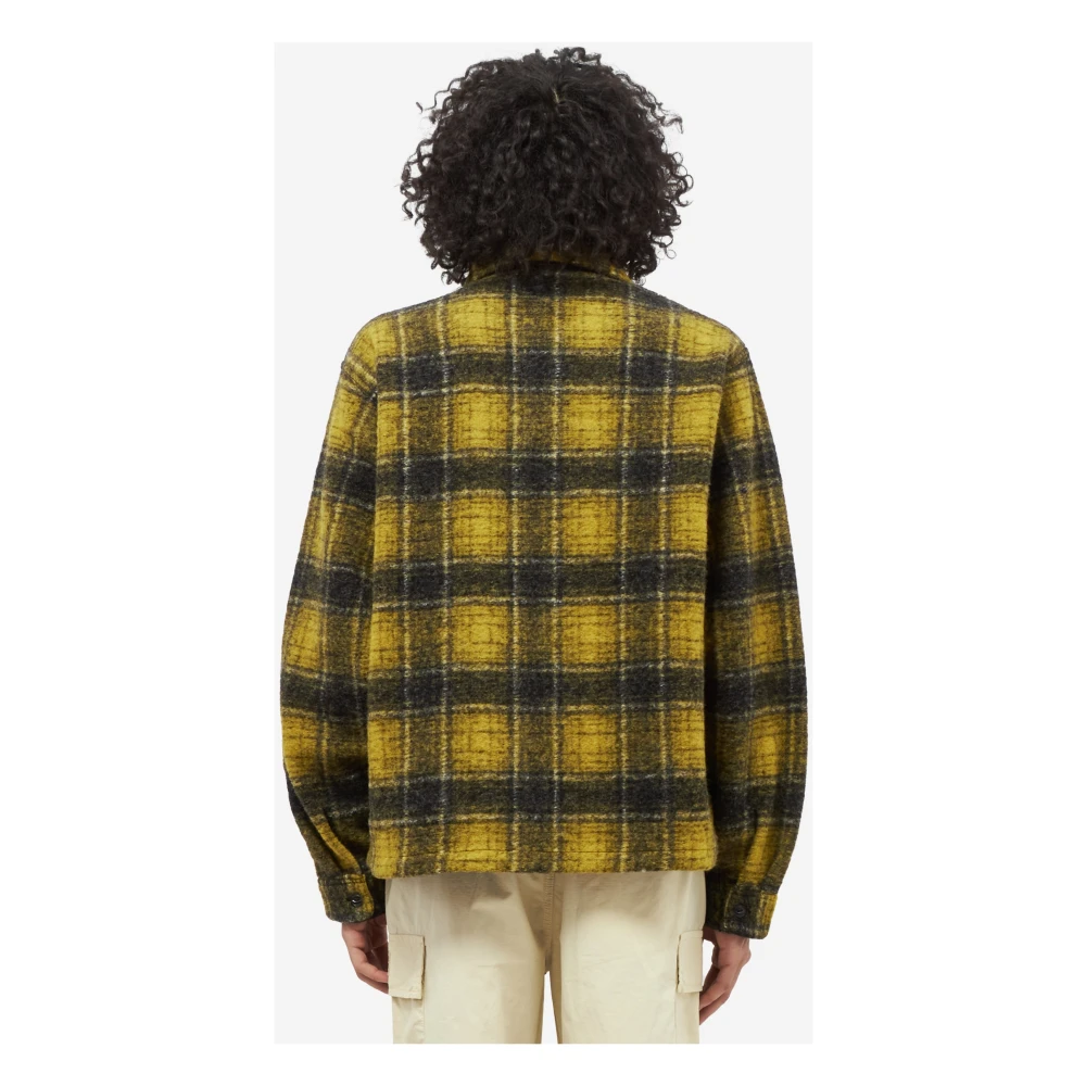 Stüssy Geruite Wol Zip Jas Multicolor Heren