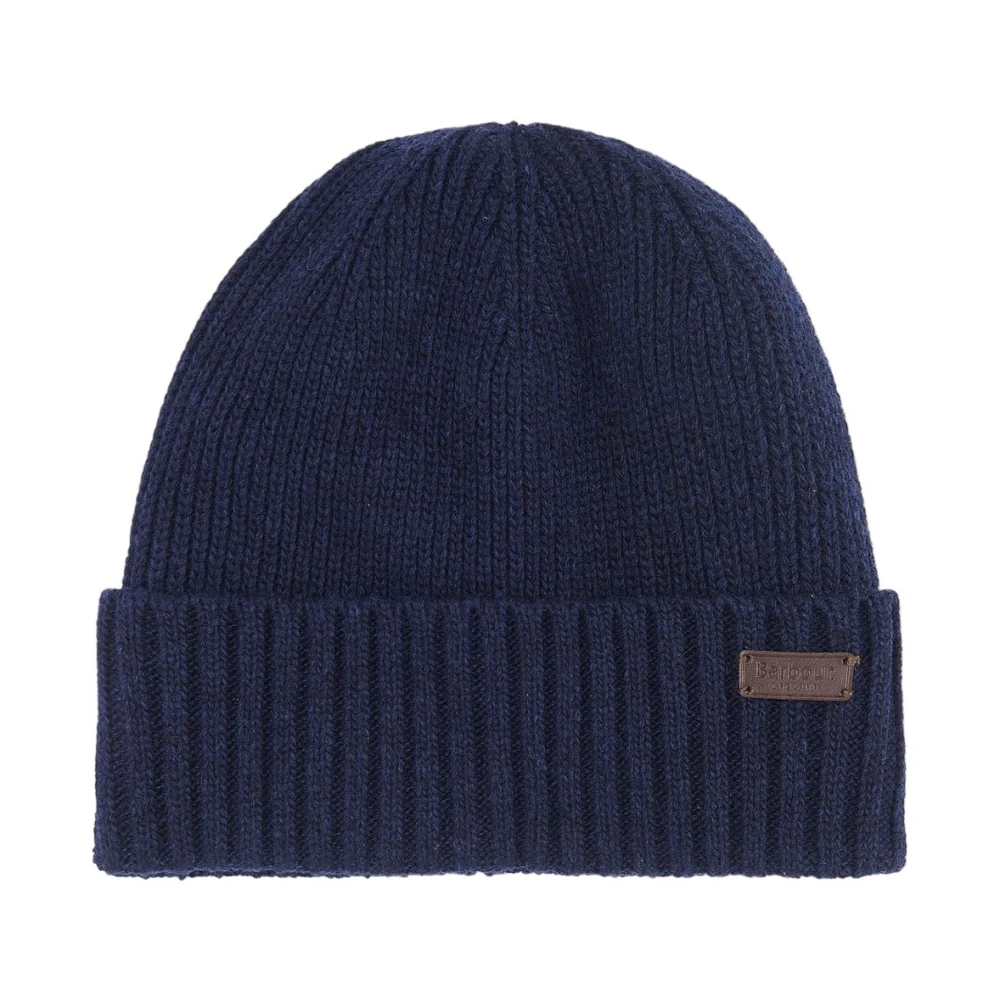 Barbour Marinblå Carlton Beanie Mössa Blue, Herr