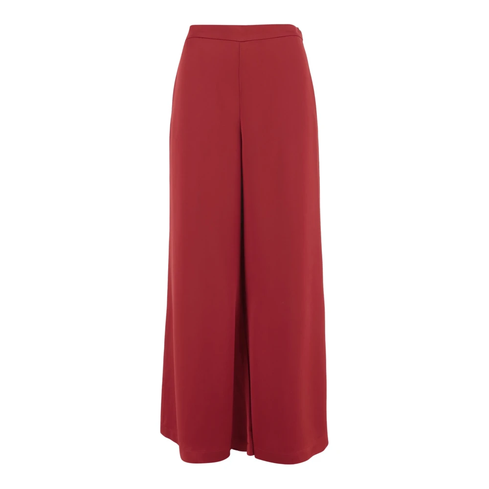 By Malene Birger Rode Flared Hoge Taille Broek By Herenne Birger Red Dames
