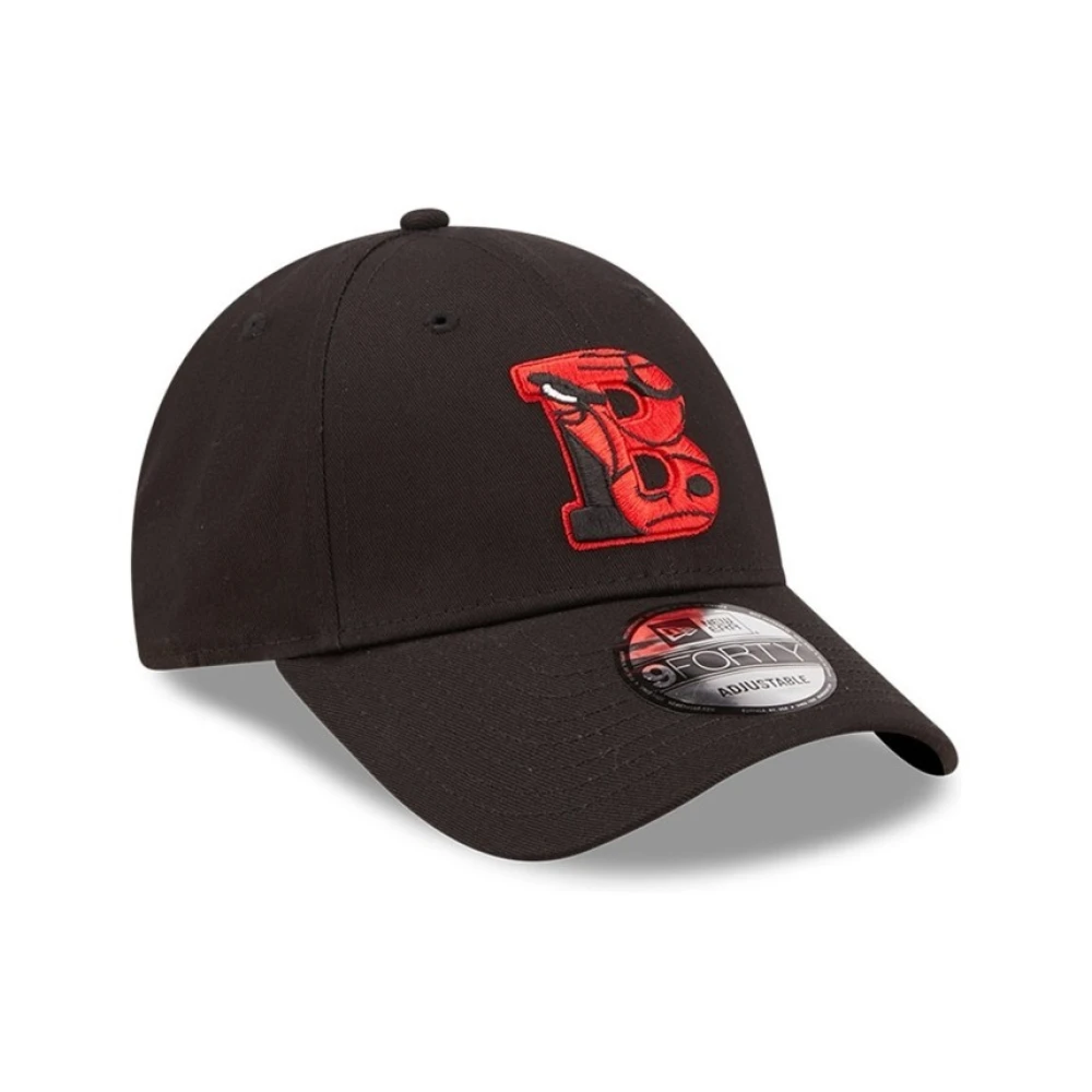 new era Zwarte Bulls Teamlogo Pet Black Heren