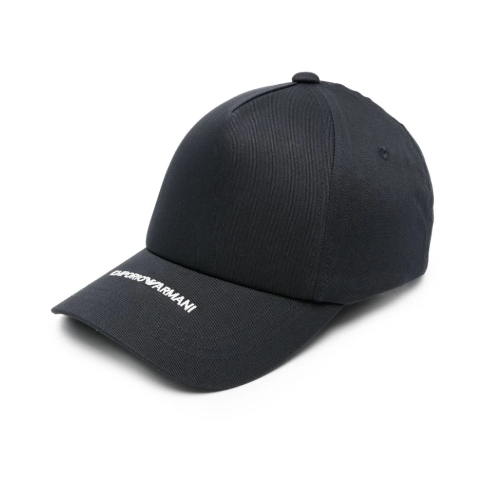 Emporio Armani Mannelijk Blauw Curved Peak Cap