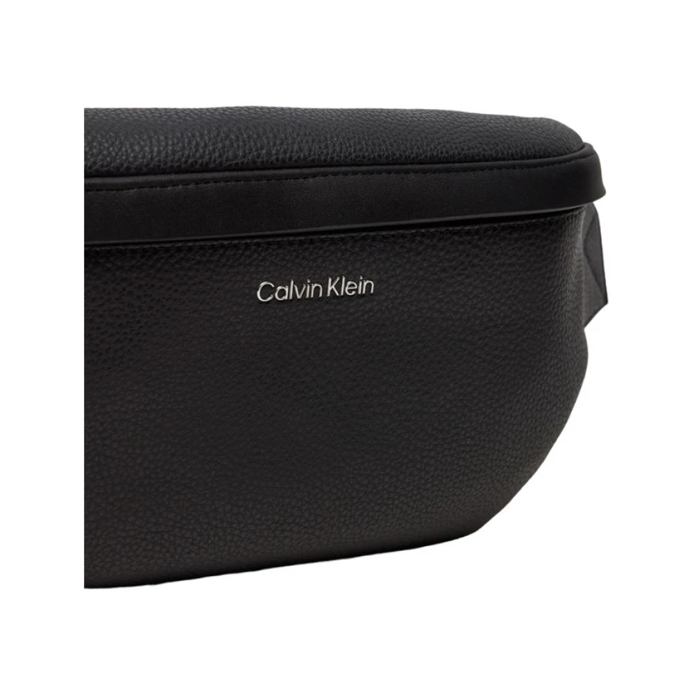 Calvin Klein Zwarte herentas van gerecycled polyester Black Heren