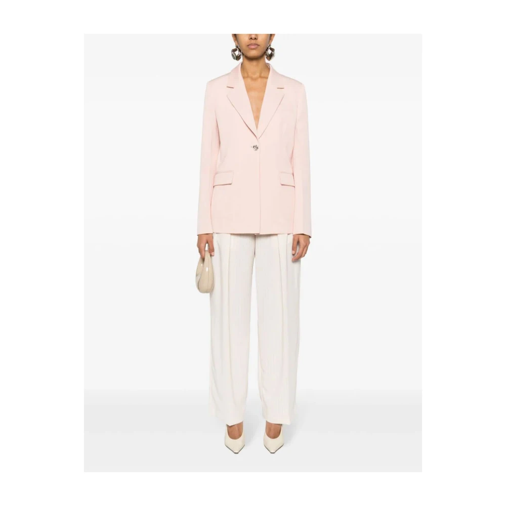 Lanvin Stijlvolle Roze & Paarse Jas Pink Dames