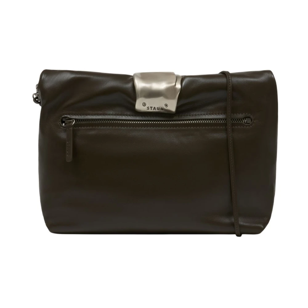 Staud Brown Clutches, Female, One Size, Cuff Clutch