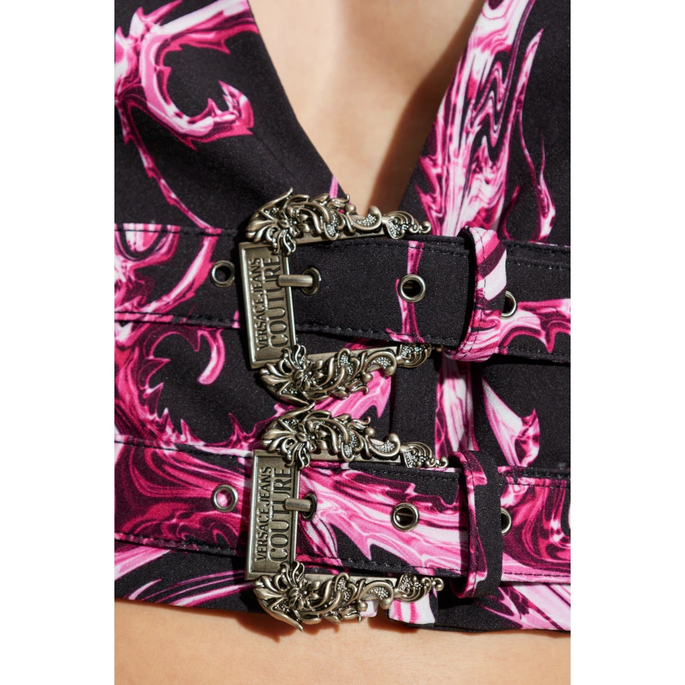 Versace Jeans Couture Korte Blazer Black Dames