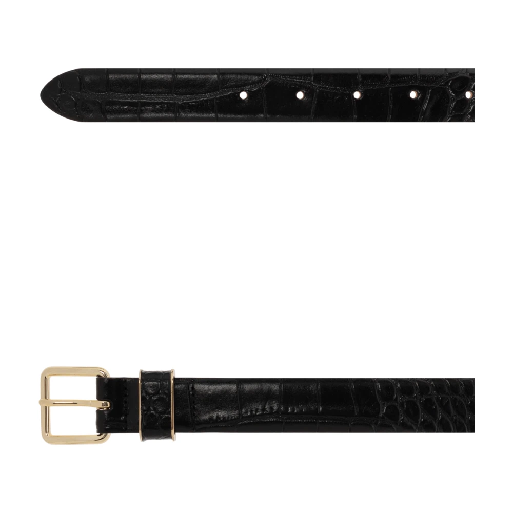 A.p.c. Leren riem Elsa Black Dames