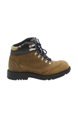 Suede Lace-Up Hiking Boots