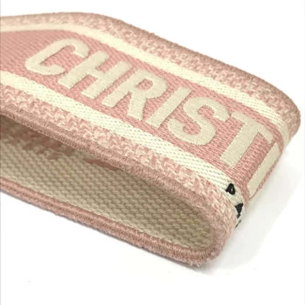 Dior Vintage Pre-owned Cotton belts Pink Dames