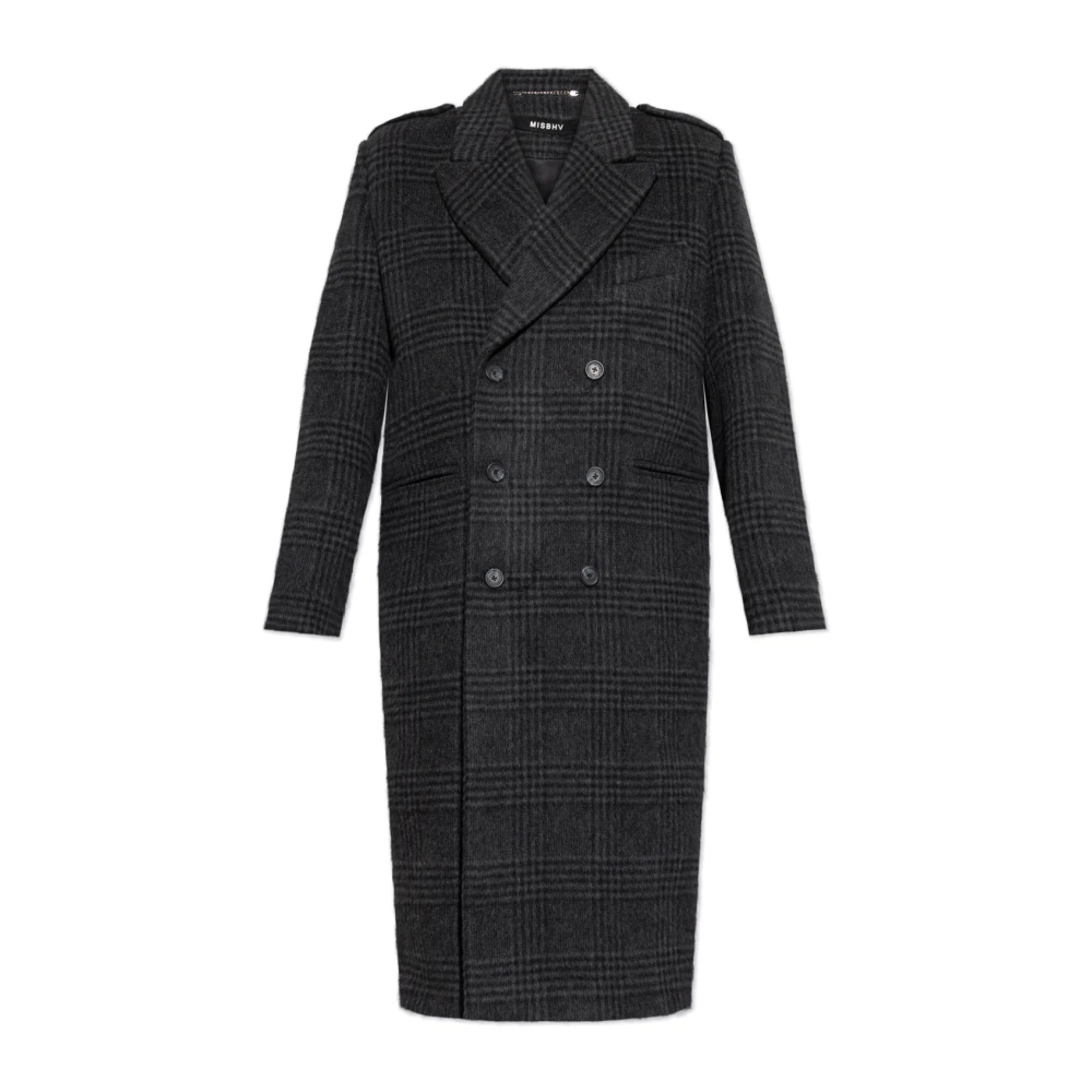Misbhv Uomo Grigio - Cappotto A Quadri - Coats - L