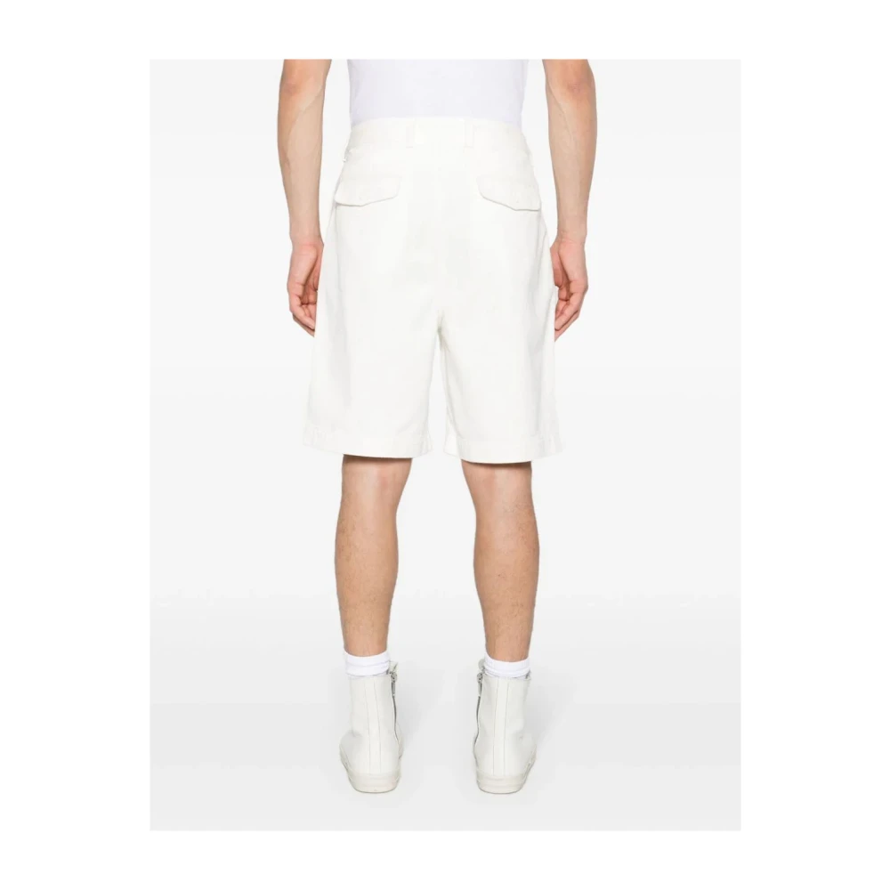 Sunflower Witte Geplooide Shorts voor Vrouwen White Heren