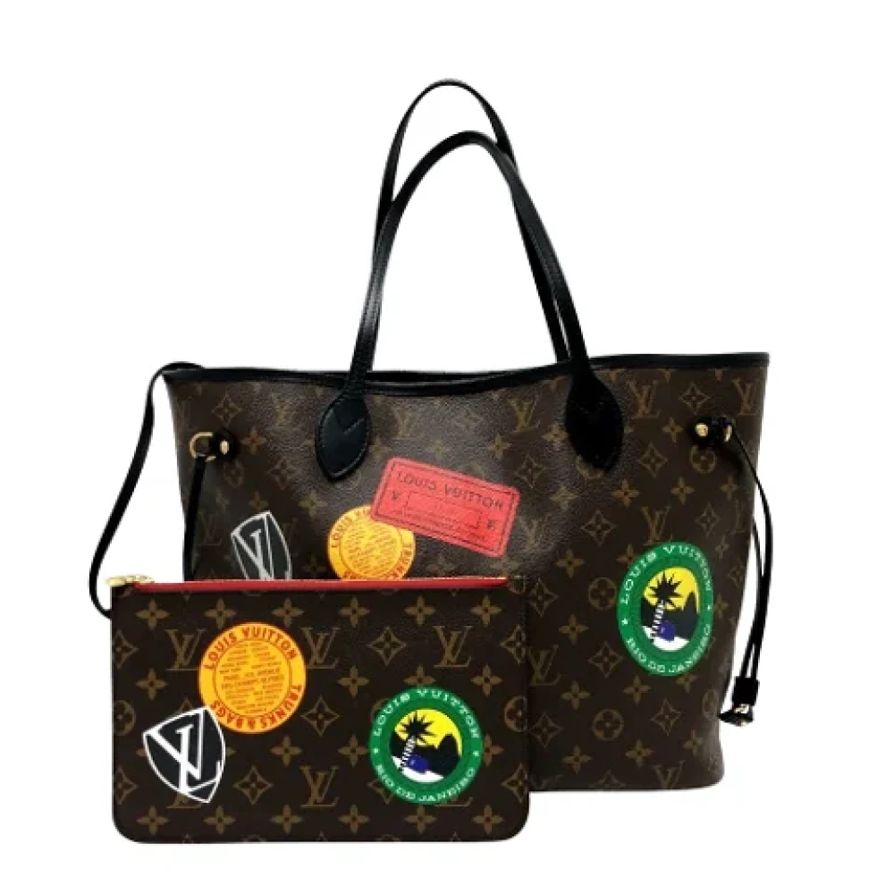 Louis Vuitton Vintage Pre-owned Canvas shoulder-bags Brown Dames