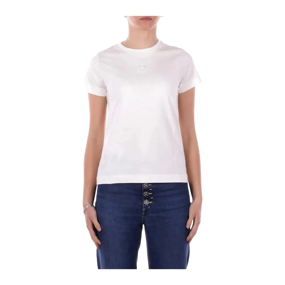 Pinko Women's White T-Shirts, M, Bussolotto T-Shirt