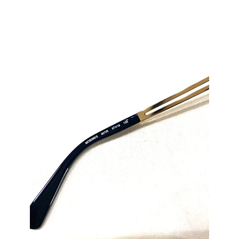 Moschino Pre-Owned Pre-owned Plastic sunglasses Black Dames
