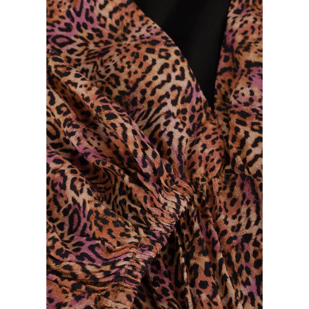 Ydence Bruine Mini Jurk Jaely Brown Dames