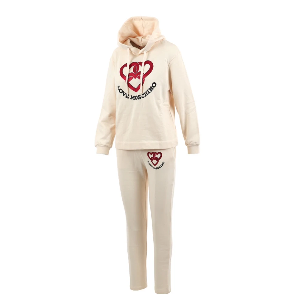 Love Moschino Stijlvolle Jumpsuit voor Vrouwen White Dames