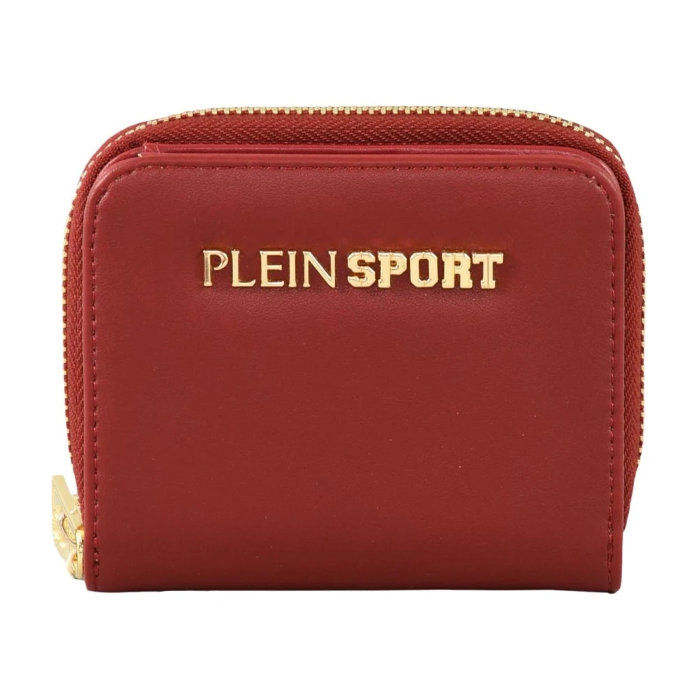 Plein Sport Stijlvolle Portemonnee van Kunstleer Red Dames