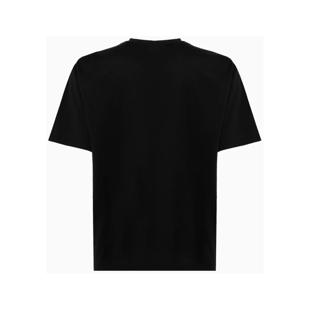 Y-3 Effen Kleur Crew Neck T-Shirt Black Heren