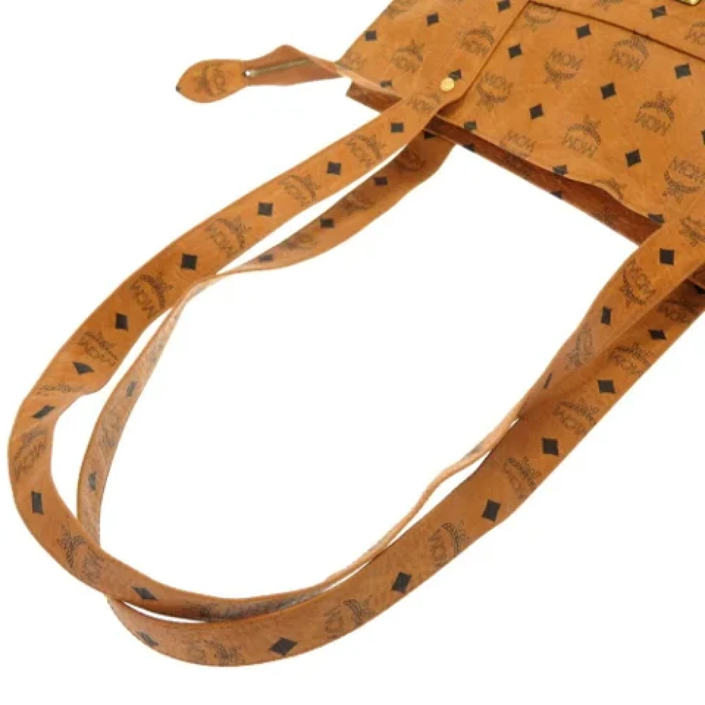 MCM Pre-owned Fabric totes Brown Dames