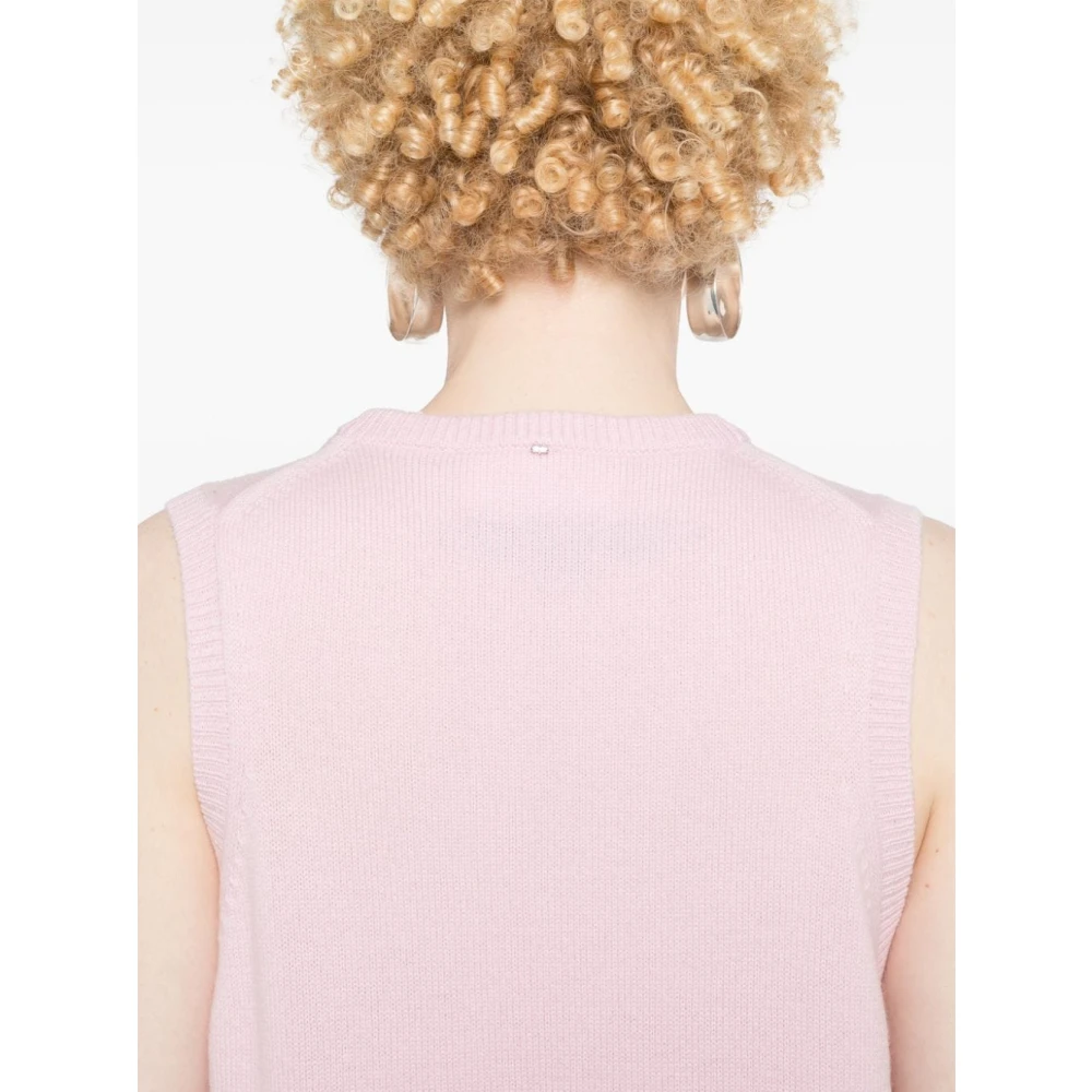 SPORTMAX Roze Sweaters voor Actieve Levensstijl Pink Dames