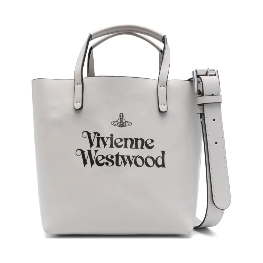 Vivienne Westwood Grijze Schoudertas met Logoprint Gray Dames