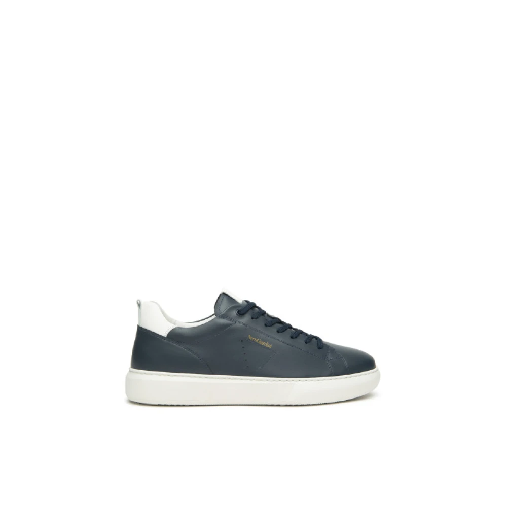 Nerogiardini I202591U Leren Sneakers Heren Schoenen Blauw