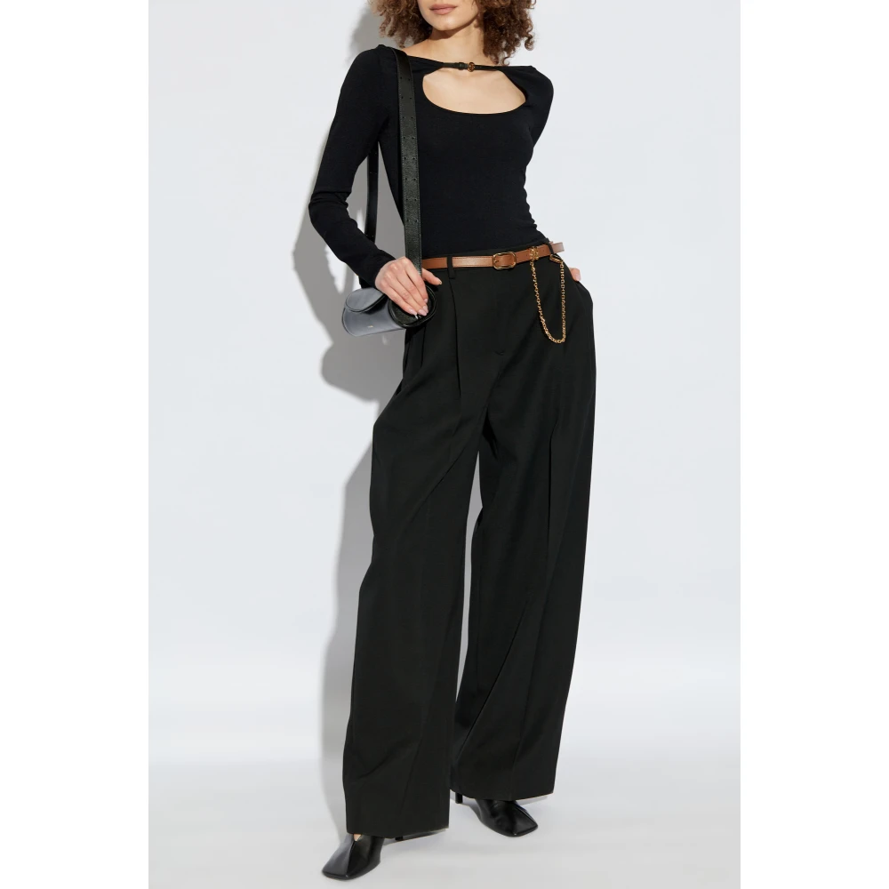 Amiri Top met logo Black Dames