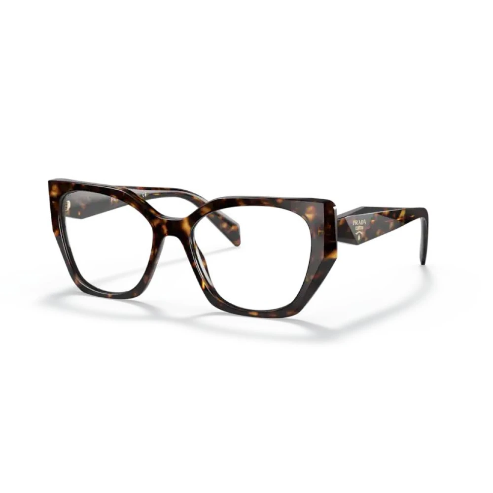 Prada Unisex Brown Glasses, One Size, Stylish Eyewear