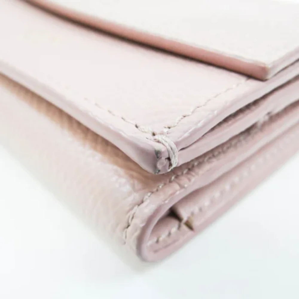 Celine Vintage Pre-owned Leather wallets Pink Dames